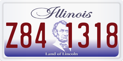 IL license plate Z841318
