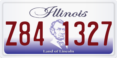 IL license plate Z841327
