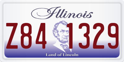 IL license plate Z841329