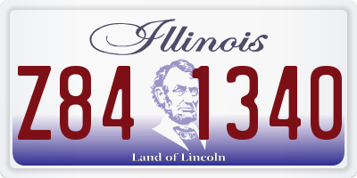 IL license plate Z841340