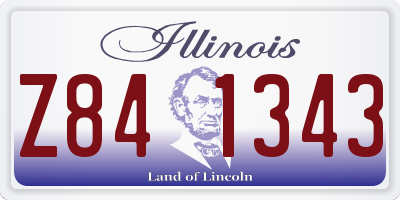 IL license plate Z841343