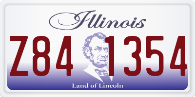 IL license plate Z841354