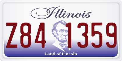 IL license plate Z841359