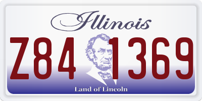 IL license plate Z841369
