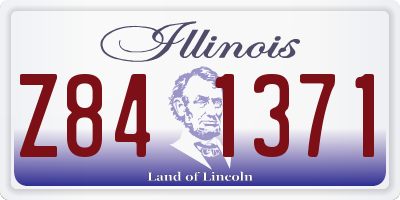 IL license plate Z841371
