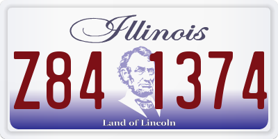 IL license plate Z841374