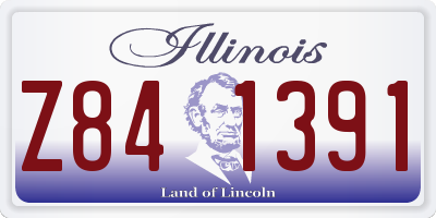 IL license plate Z841391