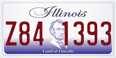 IL license plate Z841393