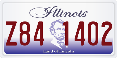 IL license plate Z841402