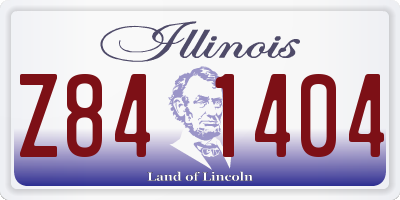 IL license plate Z841404