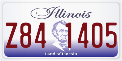 IL license plate Z841405
