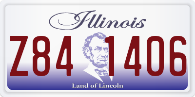 IL license plate Z841406