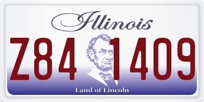 IL license plate Z841409