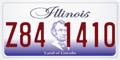 IL license plate Z841410