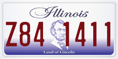 IL license plate Z841411