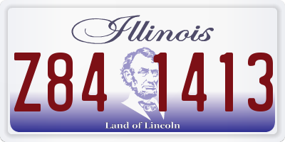 IL license plate Z841413