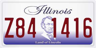 IL license plate Z841416