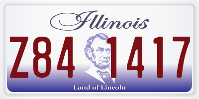 IL license plate Z841417