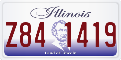 IL license plate Z841419