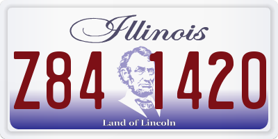 IL license plate Z841420