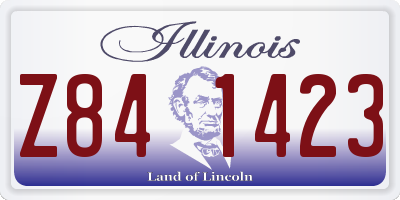 IL license plate Z841423