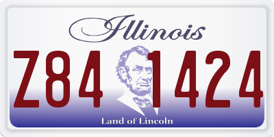 IL license plate Z841424