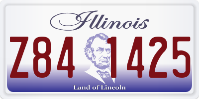 IL license plate Z841425