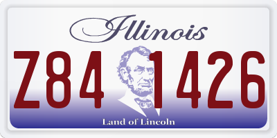 IL license plate Z841426