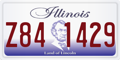 IL license plate Z841429