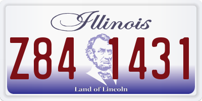 IL license plate Z841431