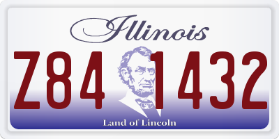 IL license plate Z841432
