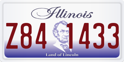 IL license plate Z841433