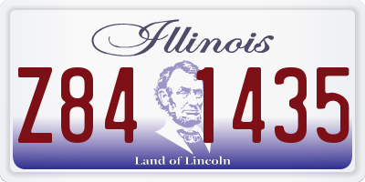 IL license plate Z841435