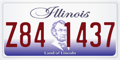 IL license plate Z841437