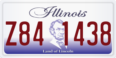 IL license plate Z841438