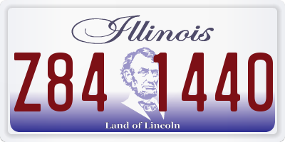 IL license plate Z841440