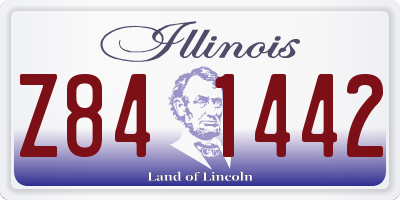 IL license plate Z841442