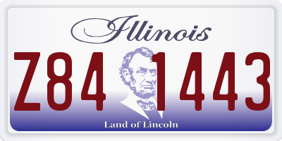 IL license plate Z841443