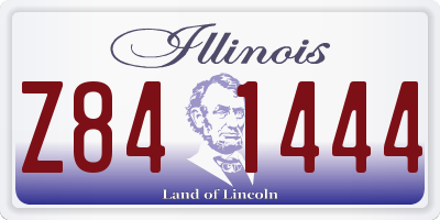 IL license plate Z841444