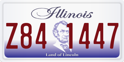 IL license plate Z841447