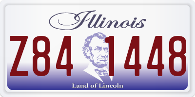 IL license plate Z841448