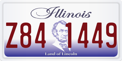 IL license plate Z841449