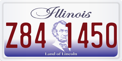 IL license plate Z841450