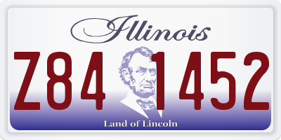 IL license plate Z841452