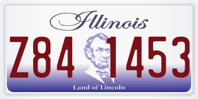 IL license plate Z841453