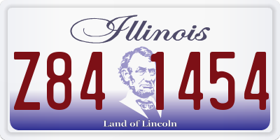 IL license plate Z841454
