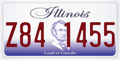 IL license plate Z841455