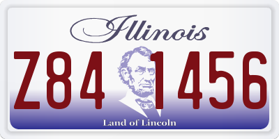 IL license plate Z841456