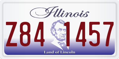 IL license plate Z841457