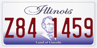 IL license plate Z841459